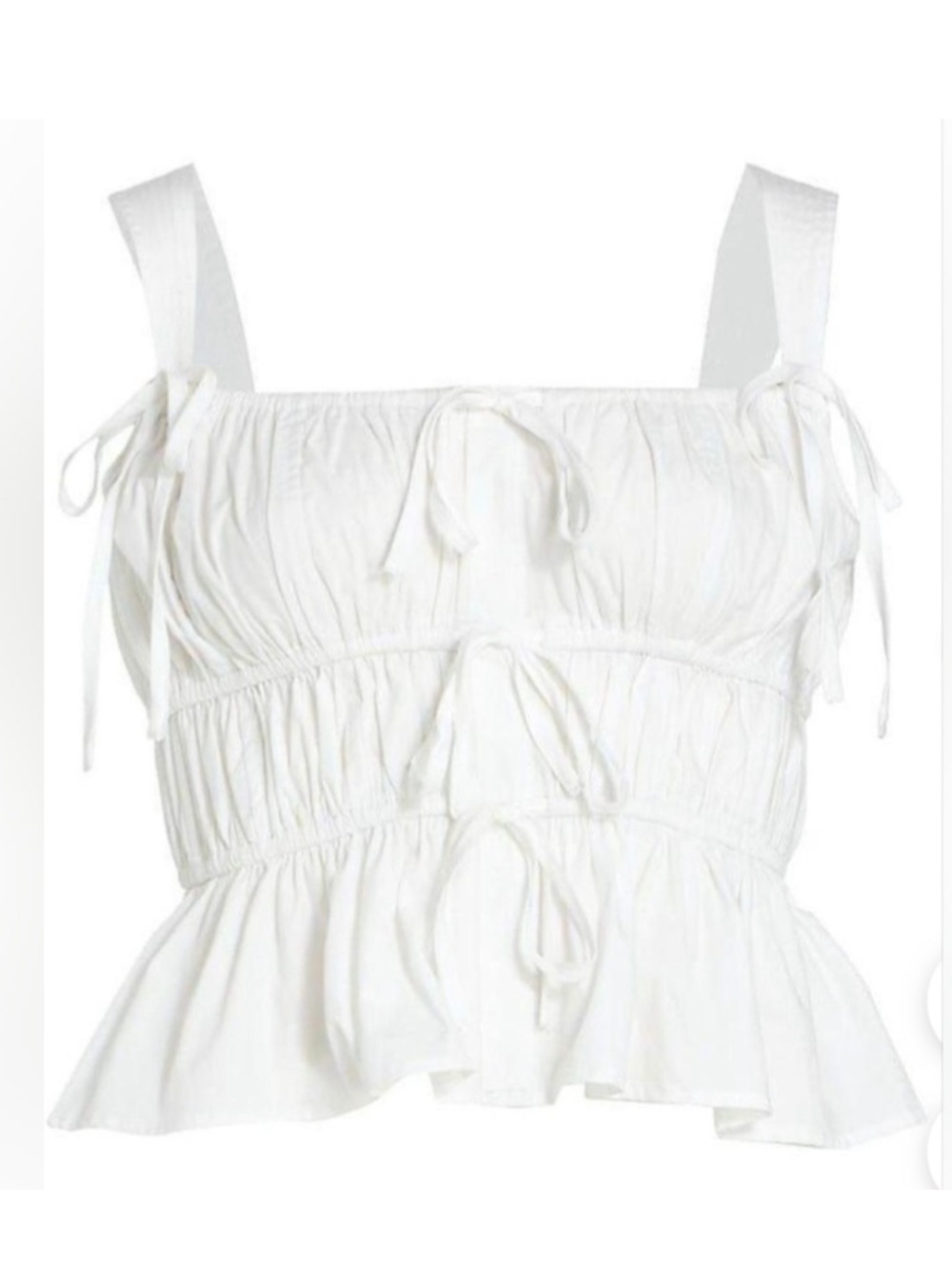 Moon River Peplum Tank